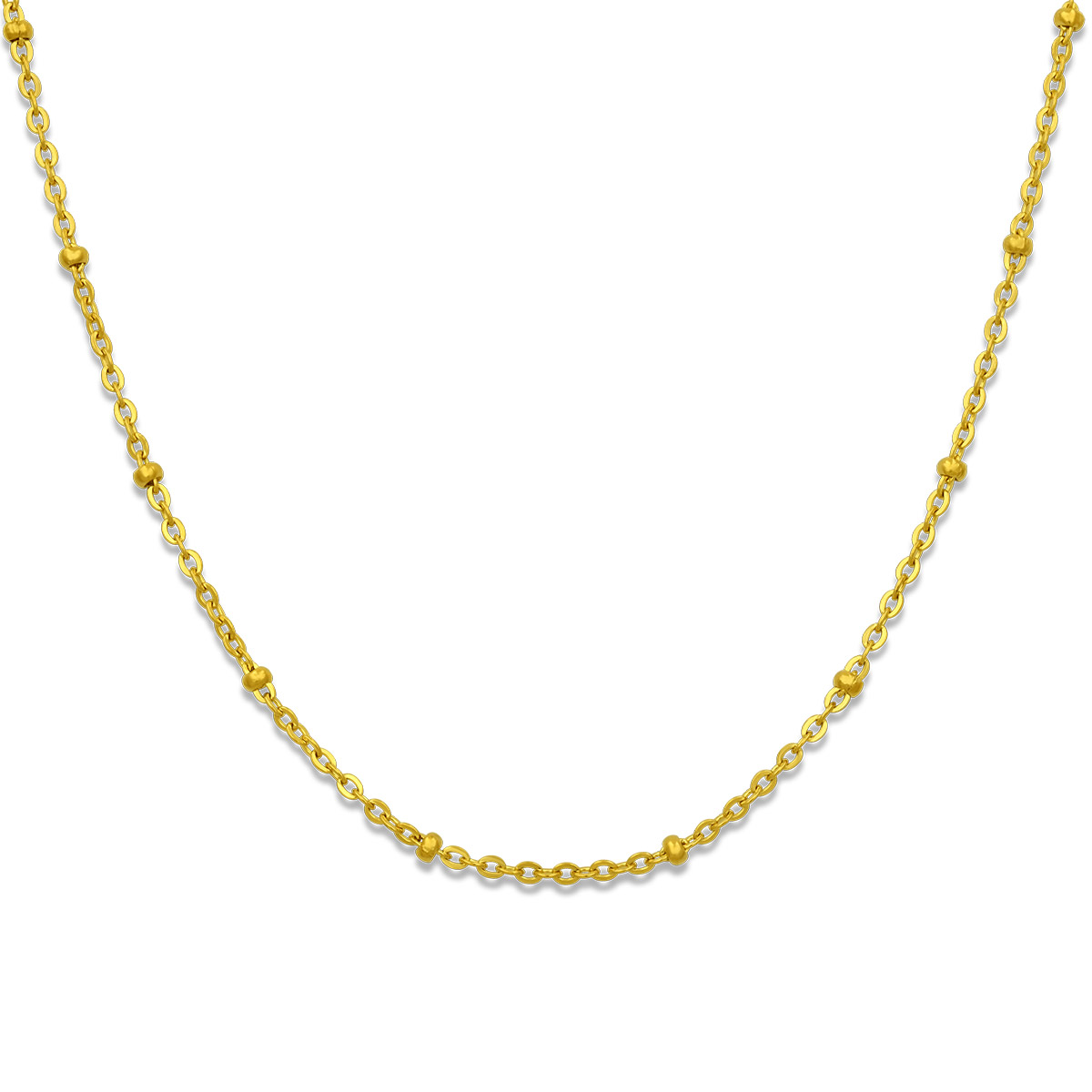 Leticia Chain Gold 2MM Αλυσίδα λαιμού από ανοξείδωτο ατσάλι 316L